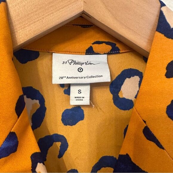 3.1 Phillip Lim Vibrant Animal Print Blouse Blazer - Picture 3 of 5